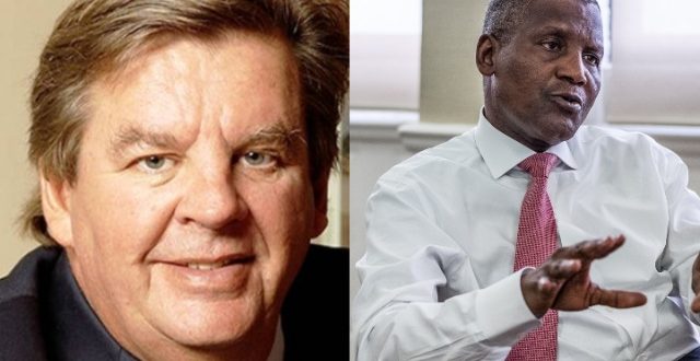 Dangote drops to second as South African Johann Rupert becomes the Richest man in Africa