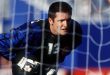 Santiago Cañizares in action for Spain at the 1994 World Cup.