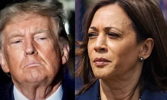 Kamala Harris and Donald Trump.