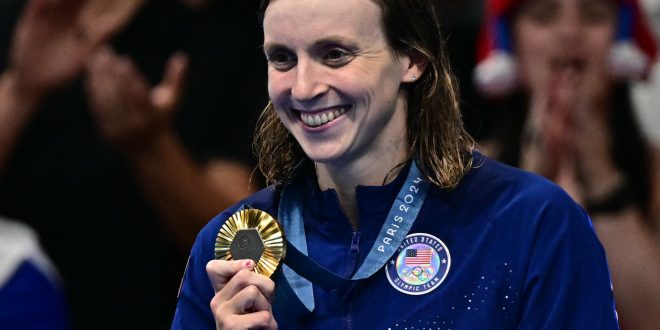 Ledecky seals GOAT status, USA break world record in Olympic swimming pool