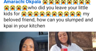 Nigerian woman slumps and d!es while preparing breakfast for her family