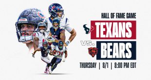 Texans vs Bears live stream, TV channel, how to watch Hall of Fame Game