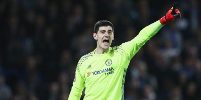 Thibaut Courtois in his Chelsea days