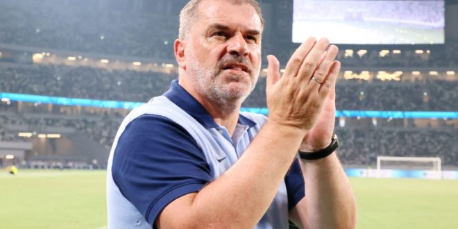 Tottenham Hotspur manager Ange Postecoglou, July 2024