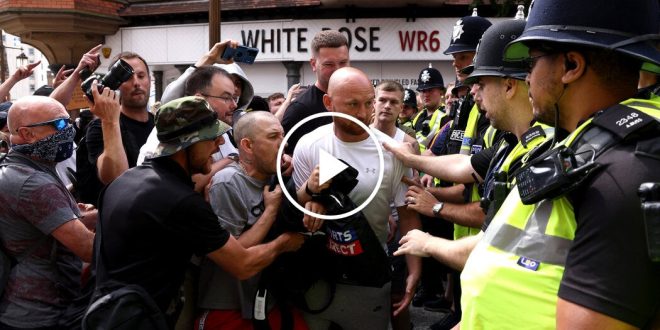 Video: Unrest Erupts Across Britain in Wake of Deadly Knife Attack