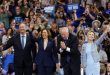 ‘Fight for our future’: Kamala Harris and Tim Walz hold first rally