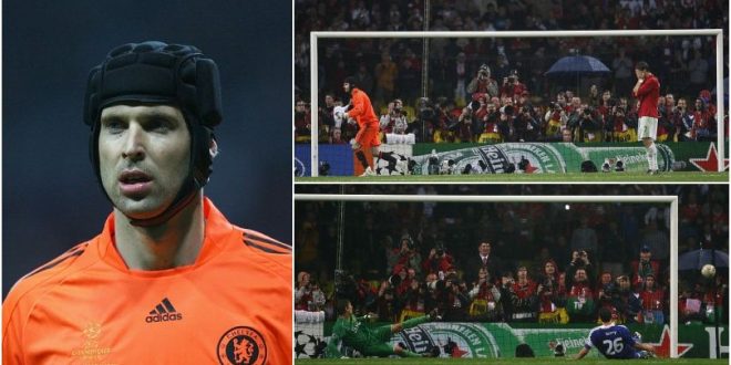 MOSCOW - MAY 21: Petr Cech of Chelsea looks on during the UEFA Champions League Final match between Manchester United and Chelsea at the Luzhniki Stadium on May 21, 2008 in Moscow, Russia. (Photo by Alex Livesey/Getty Images)