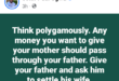 Any money you want to give your mother should pass through your father - Nigerian man advises men