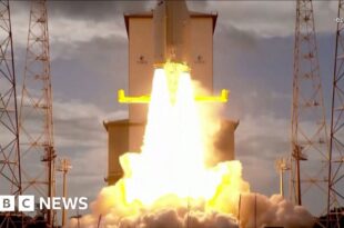 Ariane-6: Watch new rocket blast into space on first flight