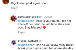 Between actor Damola Olatunji and a troll who referred to him as a