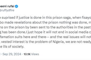 Bobrisky/VDM: I will be surprised if justice is done in this prison saga - Media personality, Rufai Oseni