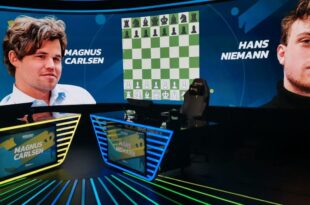 Chess: Carlsen and Niemann face off as rivals play online event