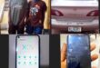 Enugu police operatives arrest two male suspects for car breaking and stealing; recover stolen phones and the suspects