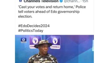 ?Go where??- Davido questions police directive for Edo voters to return home immediately after casting their votes