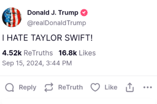 ''I hate Taylor Swift'' - Donald Trump says after her endorsement of Kamala Harris had minimal impact on voters