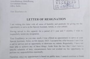 "I?m tired of taking salary for doing nothing" Singer Ibraheem Labaeka says as he resigns as special assistant to Kwara governor