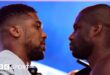 Anthony Joshua faces off with Daniel Dubois