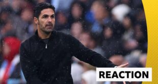 'I am proud of the team'- Arteta