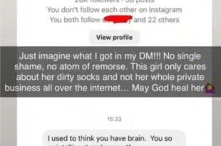 Mercy Eke shares DM she received from the woman said to be the one in viral s** tape