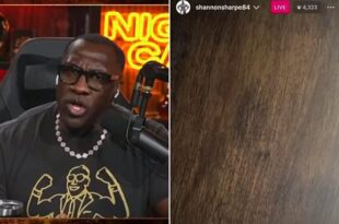 NFL legend, Shannon Sharpe receives an offer from a p?rn site after accidentally streaming his s3x session on�Instagram�live