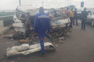 One dies and eight injured in fatal accident on third Mainland bridge (photos)