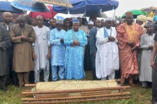 Photos from the funeral rite of former president Musa Yar