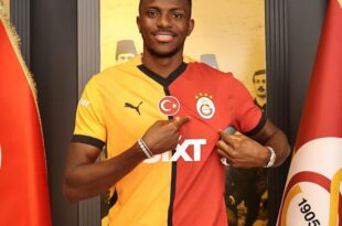 Super Eagles striker, Victor Osimhen joins Galatasaray on loan from Napoli