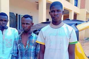 Three Shila boys arrested for attempting to k!ll police officer and snatch his phone in Adamawa