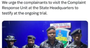 Update: Police officers accused of harassing and extorting N1m from corps members have been summoned and their trial has commenced- SP Hundeyin