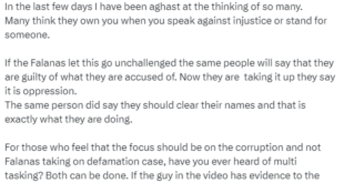 VDM: If the Falanas let this go unchallenged, the same people will say that they are guilty of what they were accused of - Aisha Yesufu