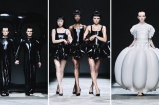 Video. Check out these insane inflatable latex designs at London Fashion Week