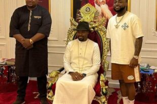 Actor, Patrick Doyle questions Davido?s choice of outfit to see the Olu of Warri