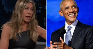 Actress Jennifer Aniston addresses Barack Obama affair rumor