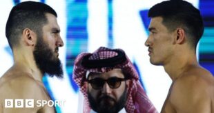 Artur Beterbiev and Dmitry Bivol face off