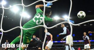 Aston Villa keeper Emi Martinez's brilliant last-gasp save denied Harry Kane