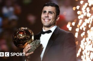 Rodri wins Ballon d'Or