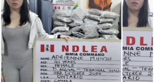 Canadian lady bags 11 years imprisonment for importing illicit drug into Nigeria