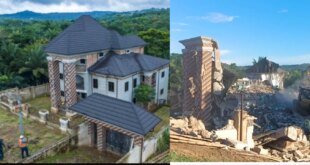 Enugu government demolishes mansion used by kidnappers to hold their victims