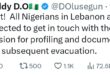 FG plans evacuation of Nigerians in Lebanon as Iran fires missiles at Israel