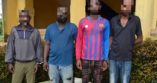 Four-man gang who specialize in stealing of vehicle Brain Box apprehended in Ondo