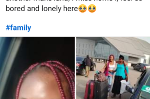 I feel bored and lonely here - Nigerian lady laments 9 months after relocating abroad