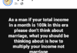 If your total income in a month is 100k don?t think about marriage - Nigerian woman tells men