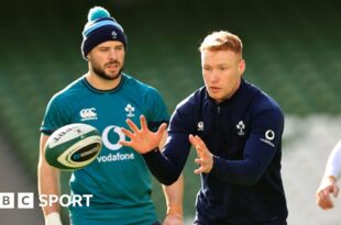 Robbie Henshaw and Ciaran Frawley