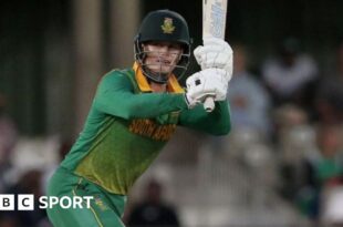 South Africa opener Ryan Rickelton