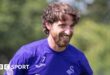 Joe Allen in Swansea training this season