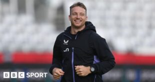 England white-ball captain Jos Buttler