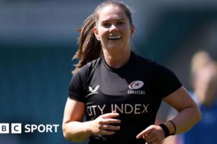 Leanne Infante in action for Saracens