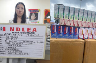 NDLEA arrests Canadian woman with drugs at Lagos airport