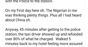 Nigerian man who had police called for him on his first day in China shares experience