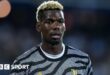 Paul Pogba playing for Juventus